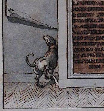 Anonym: Kolossaler Fuss aus Bronze (ca 1850)