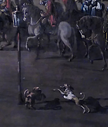 Bernardo Bellotto: Schloss Schönbrunn, Ehrenhofseite (1759)