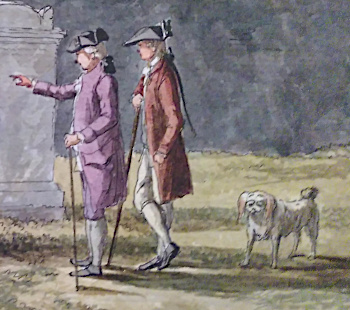 Jakob Philipp Hackert: Cestius Pyramide (1777)